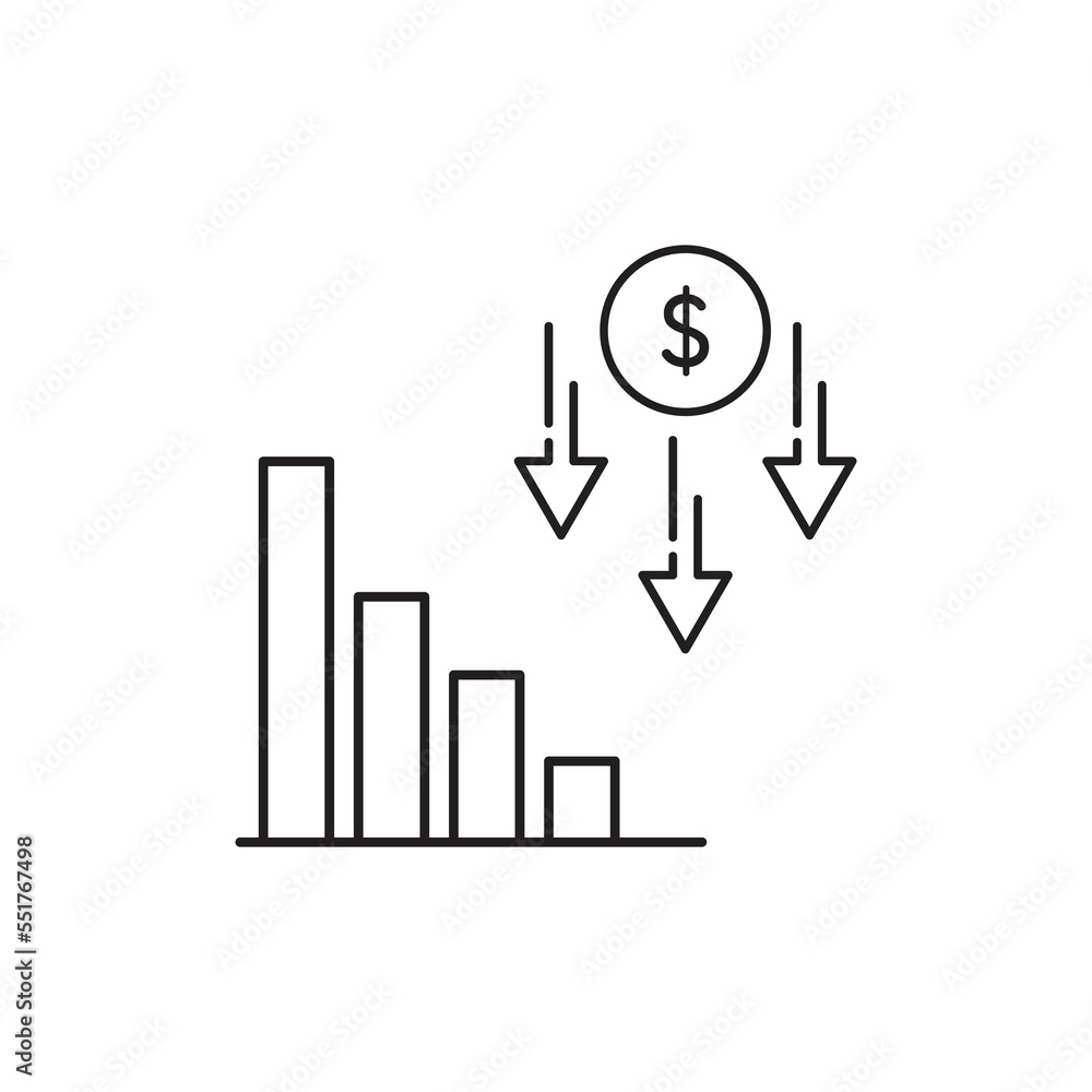 finance management linear icons. Data Analysis symbol template for graphic finance management linear icons. Data Analysis symbol template for graphic