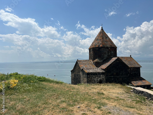 Sevanavank Monastery at Lake Sevan in Armenia
