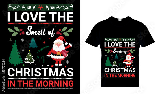Christmas don't just work till the...T-Shirt Design Template