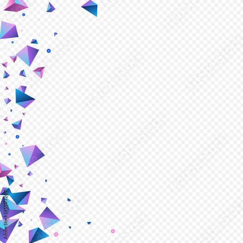 Digital Triangle Vector Transparent Background.