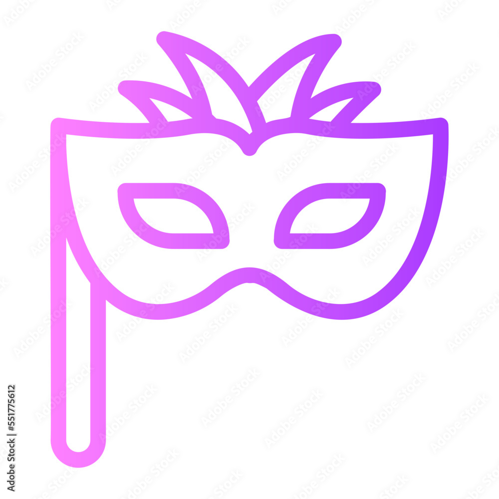 mask gradient icon