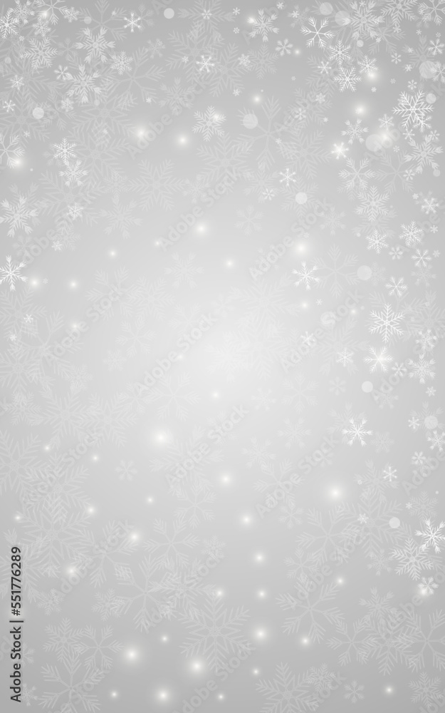 Gray Snow Vector Grey Background. Holiday Gray Snow Vector Grey Background. Holiday