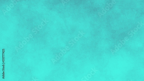 Patchy plastered wall textured in light blue tones as abstract background.