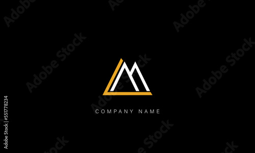 ML. LM Abstract Letters Logo Monogram