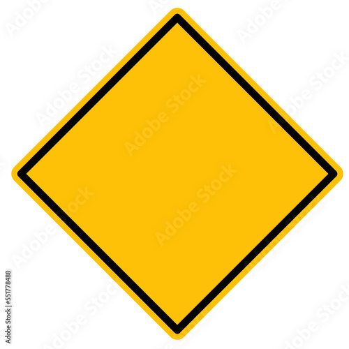 yellow warning sign