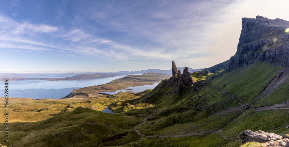 Old Man of Storr. The Storr is a rocky hill on the Trotternish peninsula of the Isle of Skye in Scotland.