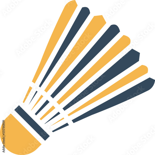 Shuttlecock Vector Icon
