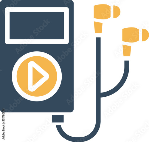 Audio Music Device Vector Icon
