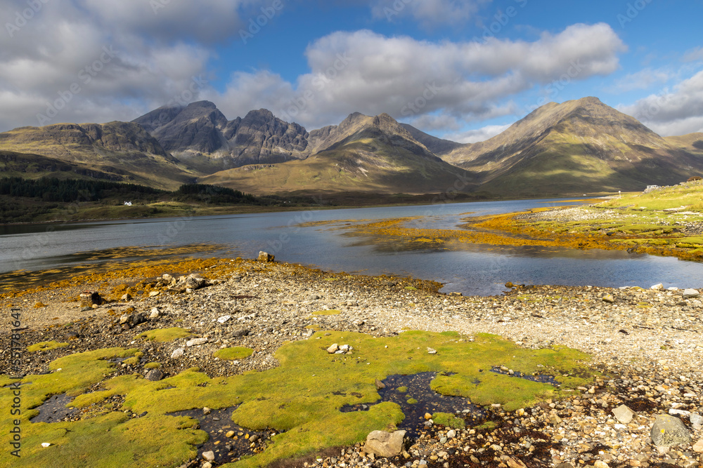 Torrin Pools near Broadford on the Isle of Skye, Scotland
