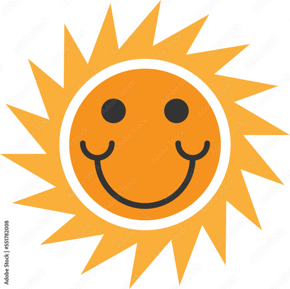 Cute Sun Cartoon Element Cute Sun Cartoon Element