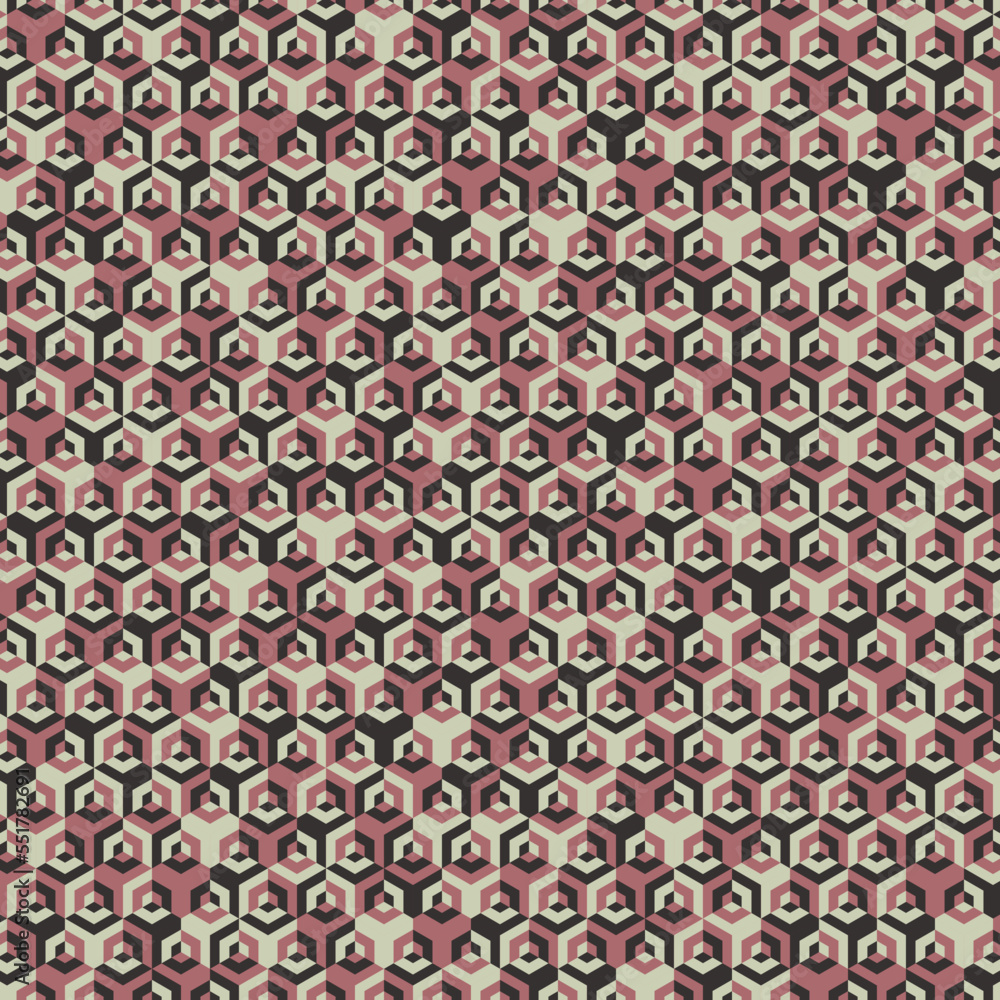 Hexagonal Maze pattern abstract illustration Hexagonal Maze pattern abstract illustration