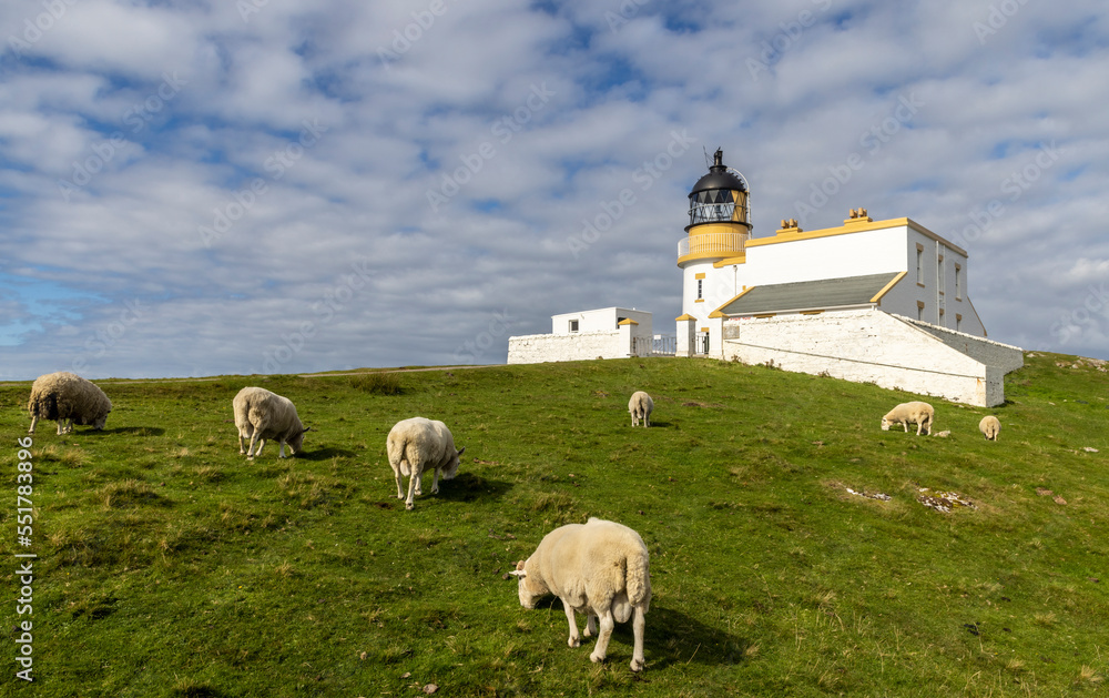 Stoer Head Lighthouse was built on Stoer Head.It is at the end of a 5 km long track which branches off the B869 Lochinver to Unapool road