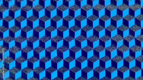 simple minimalist pattern color image 3d render