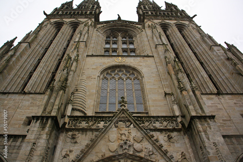 The magnificent Cathedral of St. Corentin in Quimper