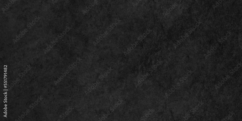 Fototapeta premium Dark black and blue stone concrete grunge wall texture and backdrop background anthracite panorama. Panorama dark black or blue slate background or texture. 