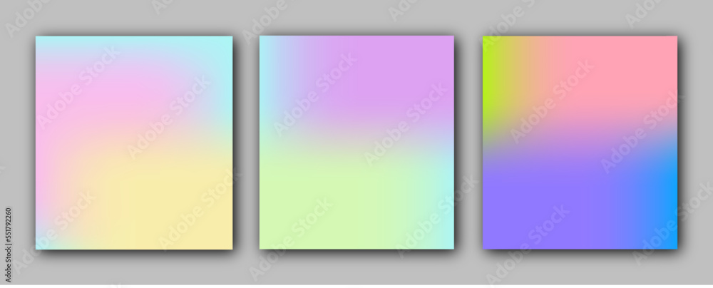 Rainbow Gradient Set. Color Background. Pink, Green, Red, Blue, Violet, Yellow Blurred Mesh. Vector Modern Banners. AbstractBright Wallpaper. Technology Cover And Template Design. Rainbow Gradient Set. Color Background. Pink, Green, Red, Blue, Violet, Yellow Blurred Mesh. Vector Modern Banners. AbstractBright Wallpaper. Technology Cover And Template Design.