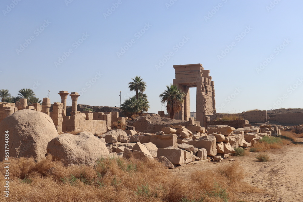 Fototapeta premium Karnak temple in Luxor, Egypt 