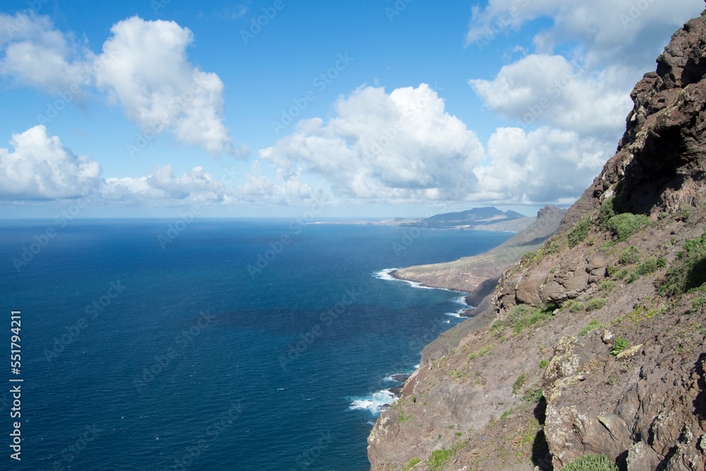 Vista desde el mirador del Balcón en Gran Canaria Vista desde el mirador del Balcón en Gran Canaria