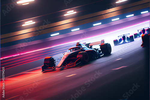 car race illustration © FrankBoston