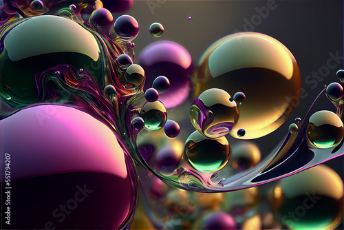 Colorful Bubble background