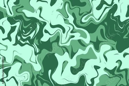 Abstract liquid background. Marble texture, natural stone, free spill of paint. Vector illustration. © Anna