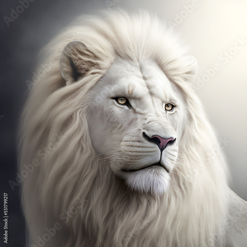 Albino White Lion