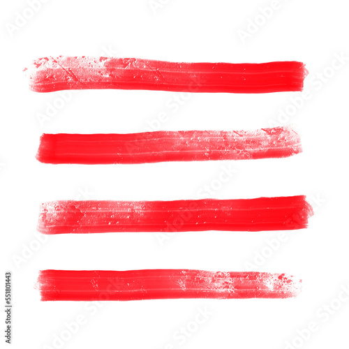 four horizontal red lines, transparent, and simple. suitable for t-shirt designs, presentations, templates, backgrounds, elements, backdrops, etc