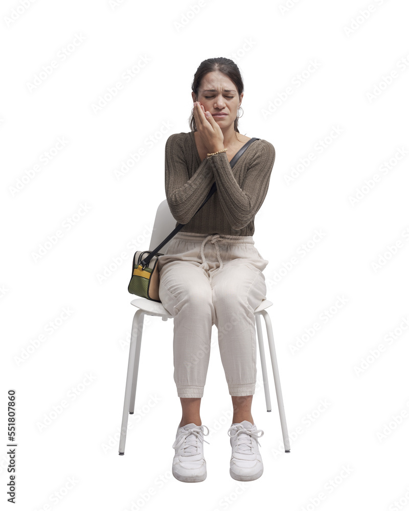 PNG file no background Patient with a bad toothache PNG file no background Patient with a bad toothache