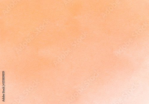 シンプルな水彩テクスチャー　オレンジ色