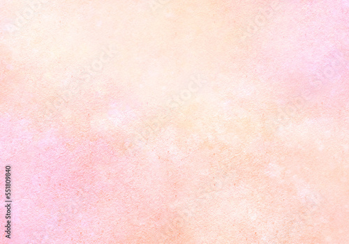 シンプルな水彩テクスチャー　暖かピンク