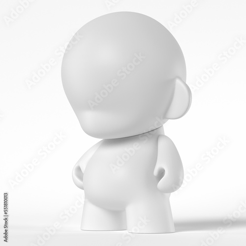 3d blank toy art 