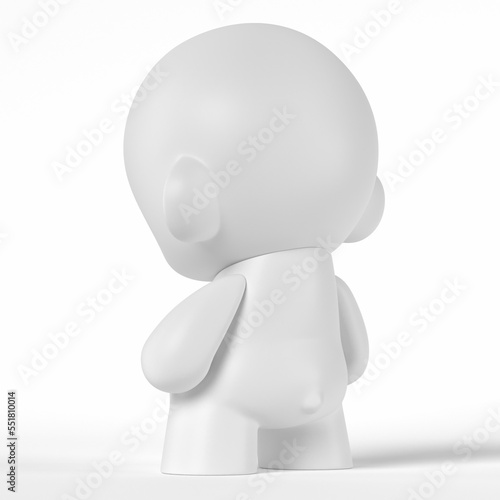 3d blank toy art 