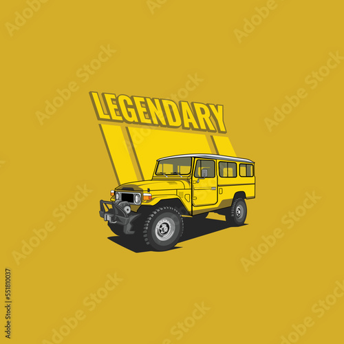 Offroad Vehicle Illustration Vector Art