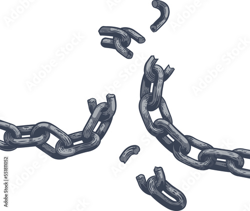 Chain Links Breaking Freedom Design