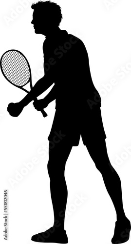 Tennis Silhouette Sport Player Man © Christos Georghiou