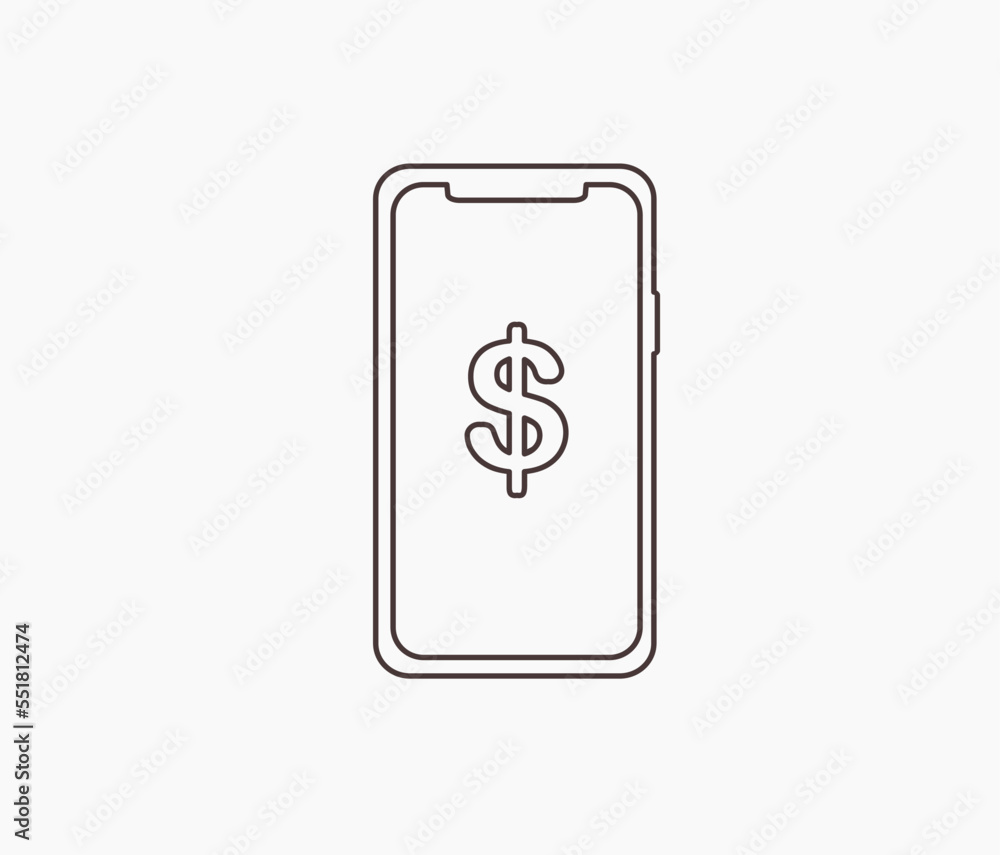 Money transfers. Online shopping, digital payments icon Money transfers. Online shopping, digital payments icon