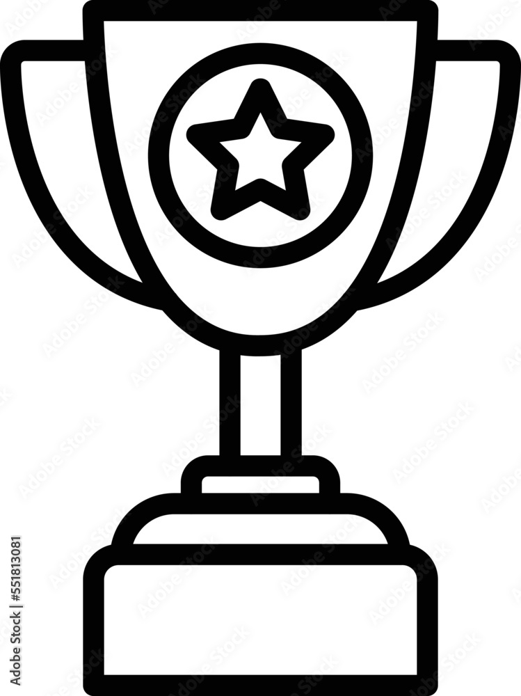 Winner Trophy Vector Icon
Winner Trophy Vector Icon