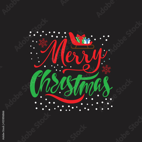 Christmas T-Shirt  typography SVG Design Vector File