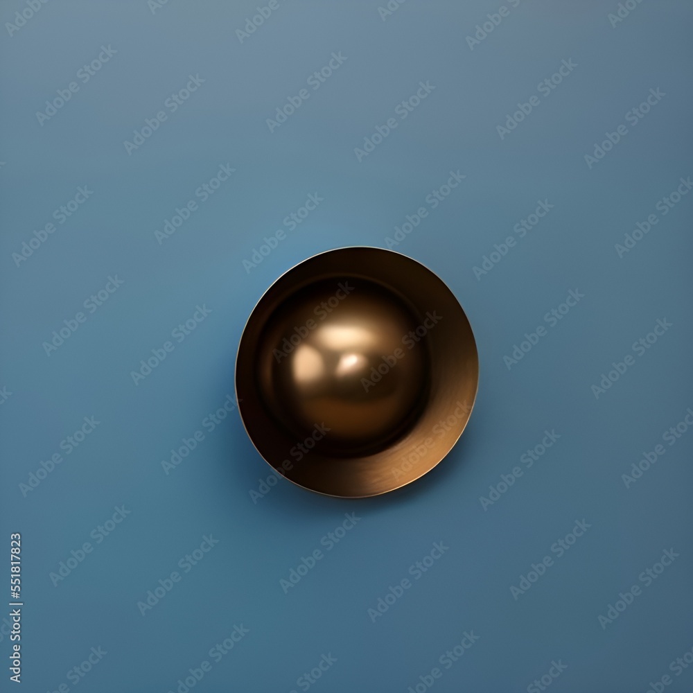 abstract bronze object, bowl in photostudio abstract bronze object, bowl in photostudio