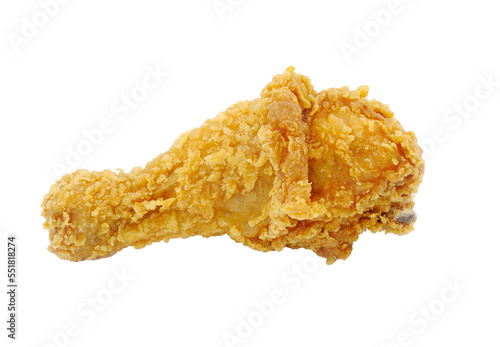 Golden brown fried chicken drumsticks on transparent png