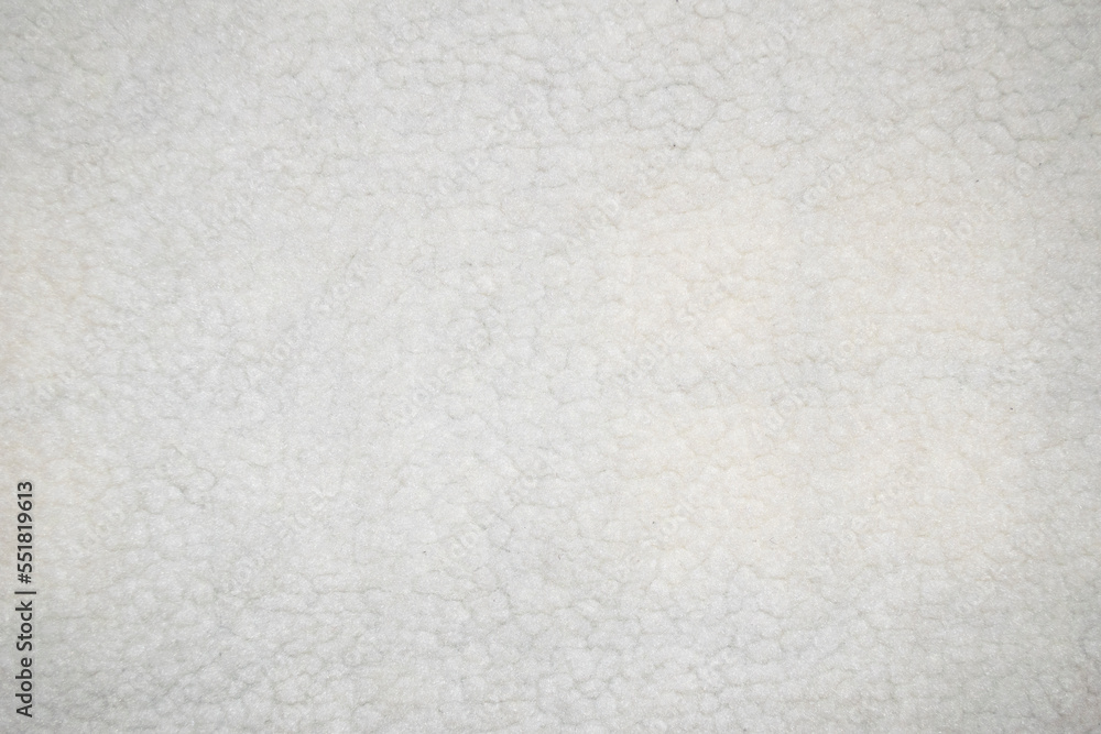 Obraz premium White sheep fur with a texture of fibers. Pattern soft canvas for various purposes 
