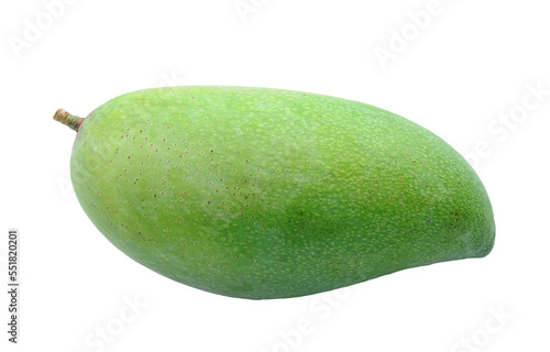 Green mango isolated on transparent png