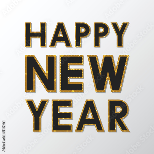 Happy new year abstract bac...