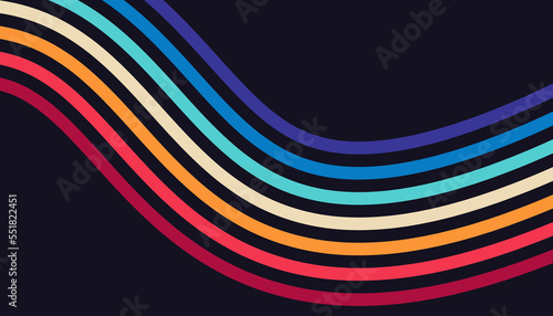 rainbow pop old rainbow concept fun stripes element vintage retro background