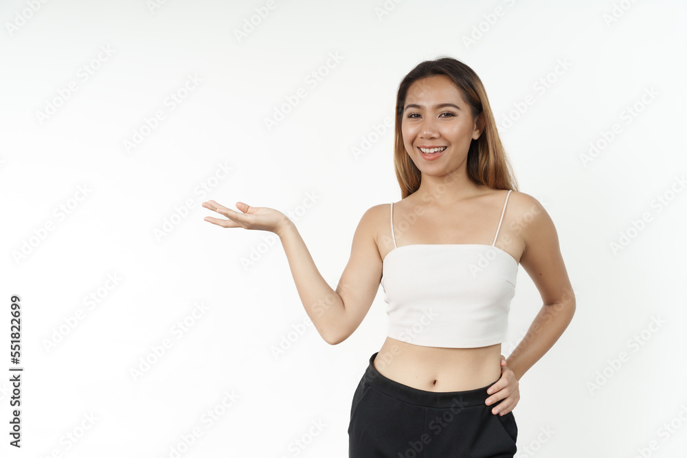 Happy pretty young asian woman smiling isolated on white background, gorgeous girl beauty and cosmetology stomatology concept Happy pretty young asian woman smiling isolated on white background, gorgeous girl beauty and cosmetology stomatology concept