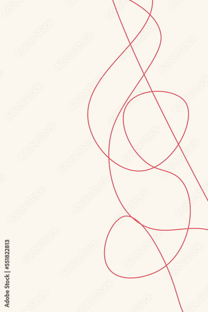 modern aesthetic background with red curvy lines and copy space modern aesthetic background with red curvy lines and copy space