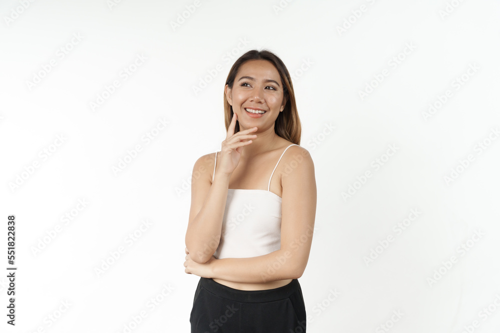 Happy pretty young asian woman smiling isolated on white background, gorgeous girl beauty and cosmetology stomatology concept Happy pretty young asian woman smiling isolated on white background, gorgeous girl beauty and cosmetology stomatology concept