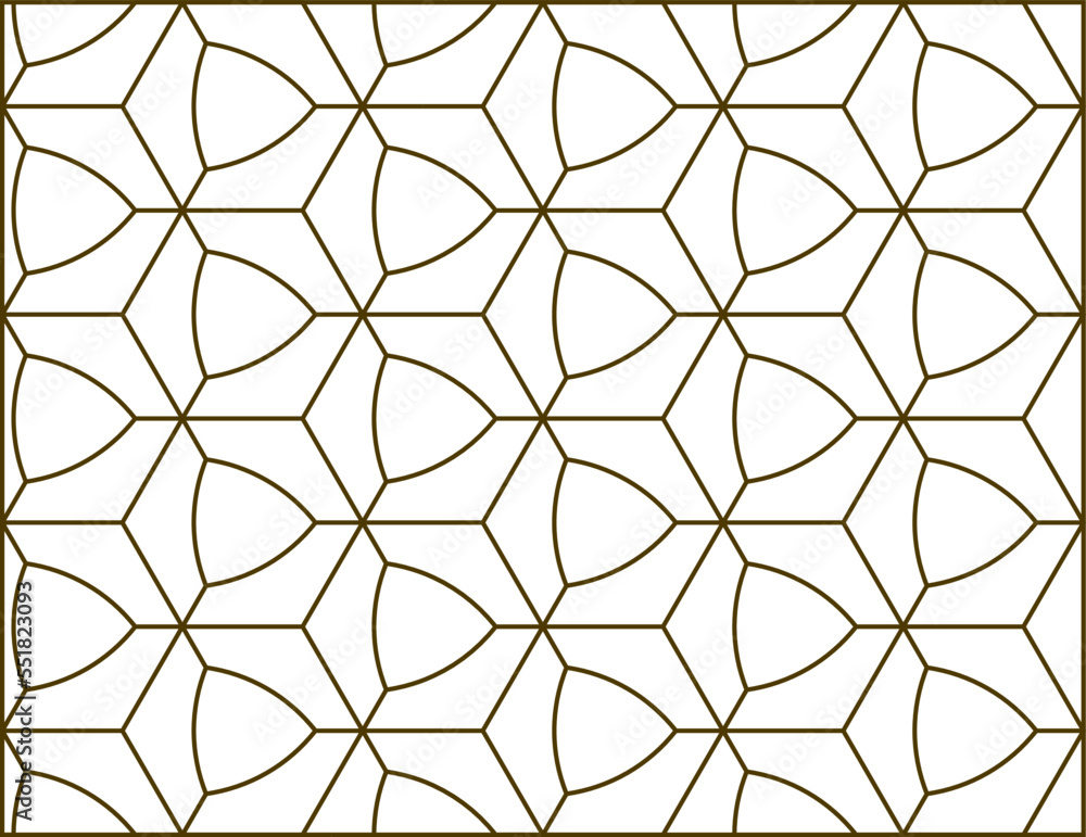 Obraz premium seamless pattern with shapes