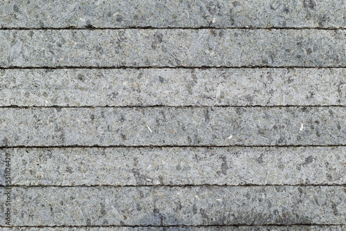 Concrete tile texture for landscape. Horizontal lines.