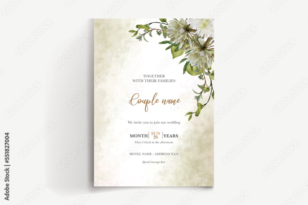 SAVE THE DATE FLORAL INVITATION TEMPLATE SAVE THE DATE FLORAL INVITATION TEMPLATE